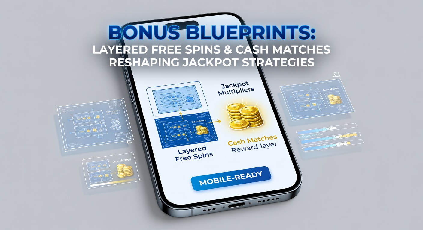 Close-up of a smartphone displaying a jackpot slot with free spins layers unfolding and cash match icons pulsing, overlaid with win notifications